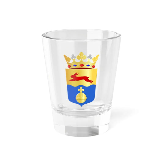 De Fryske Marren wapen (Netherlands) (Coat of Arms) Shot Glass 1.5oz 1.5oz - Go Mug Yourself