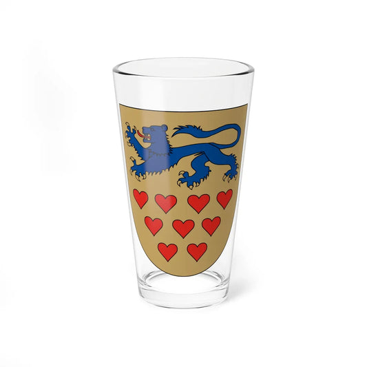De Gothers våben (Denmark) (Coat of Arms) Pint Glass 16oz 16oz - Go Mug Yourself
