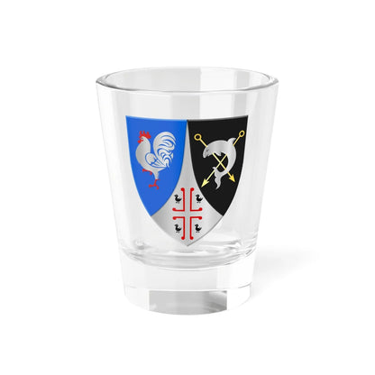 De Haan wapen (Belgium) (Coat of Arms) Shot Glass 1.5oz 1.5oz - Go Mug Yourself