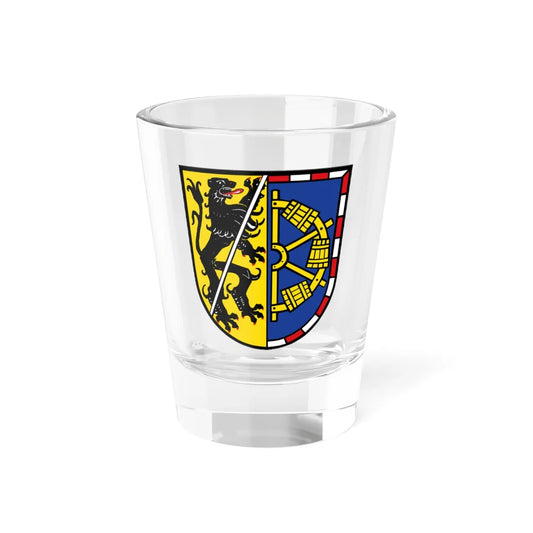DE Landkreis Erlangen-Hoechstadt COA (Germany) (Coat of Arms) Shot Glass 1.5oz 1.5oz - Go Mug Yourself