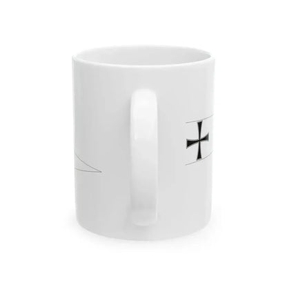 DE Naval Masthead pennant 1935 (Germany) White Coffee Mug - Go Mug Yourself