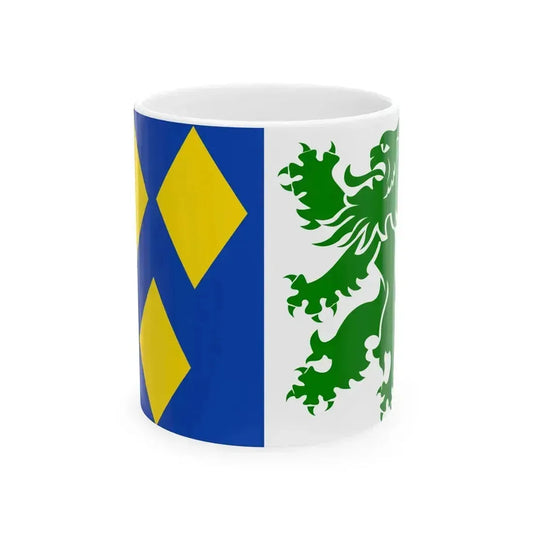 De Panne vlag (Belgium) White Coffee Mug 11oz - Go Mug Yourself