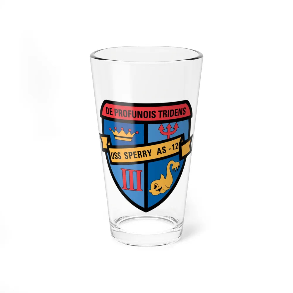 De Profunois Triden USS Sperry As 12 (U.S. Navy) Pint Glass 16oz-16oz-Go Mug Yourself