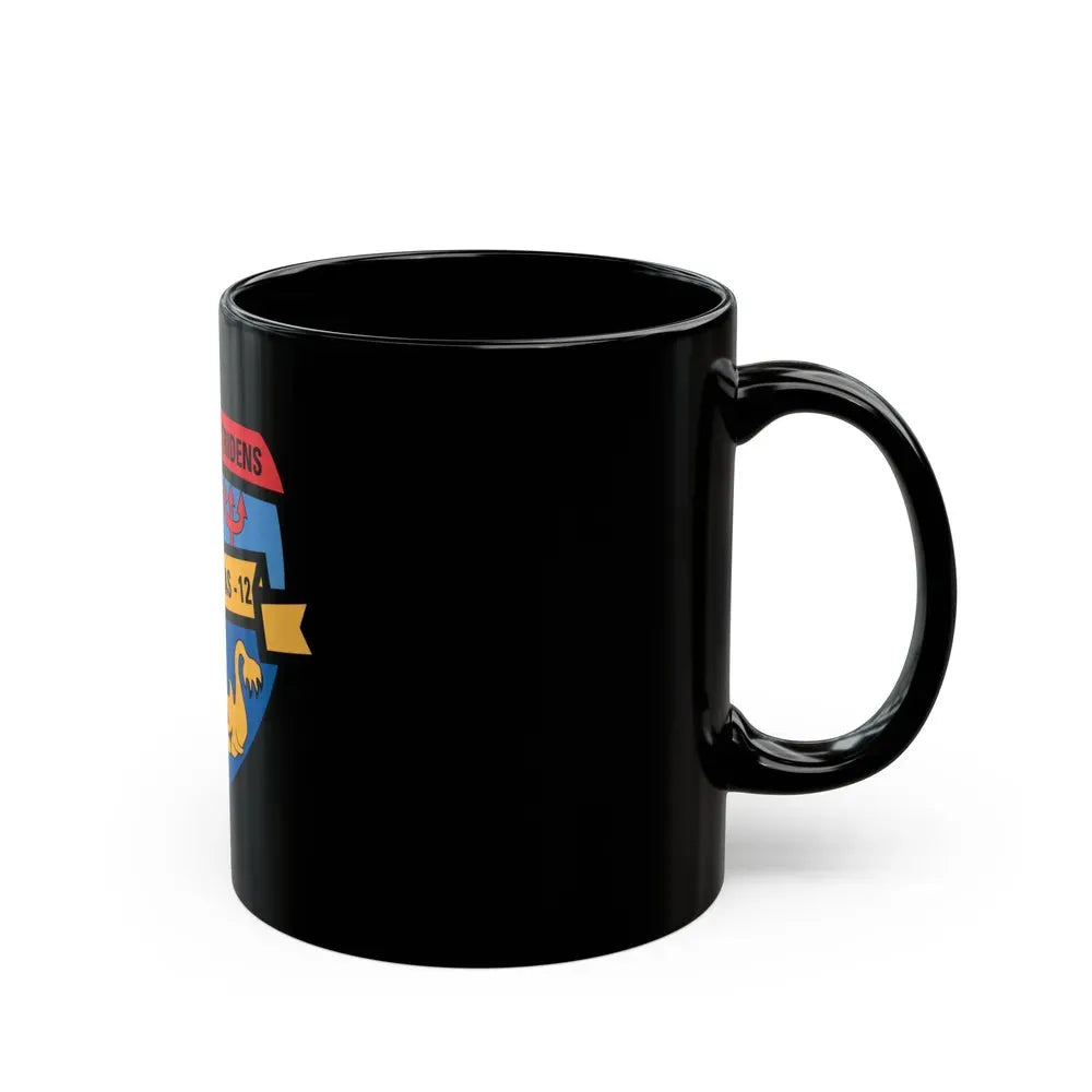 De Profunois Triden USS Sperry As 12 (U.S. Navy) Black Coffee Mug - Go Mug Yourself