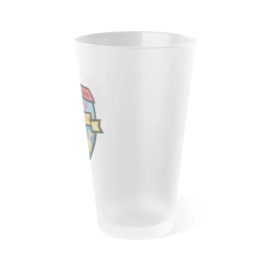 De Profunois Triden USS Sperry As 12 (U.S. Navy) Frosted Pint Glass 16oz - Go Mug Yourself