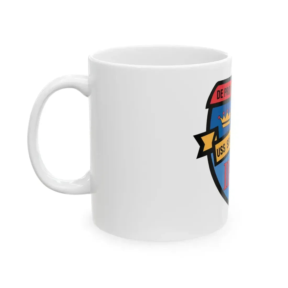 De Profunois Triden USS Sperry As 12 (U.S. Navy) White Coffee Mug - Go Mug Yourself