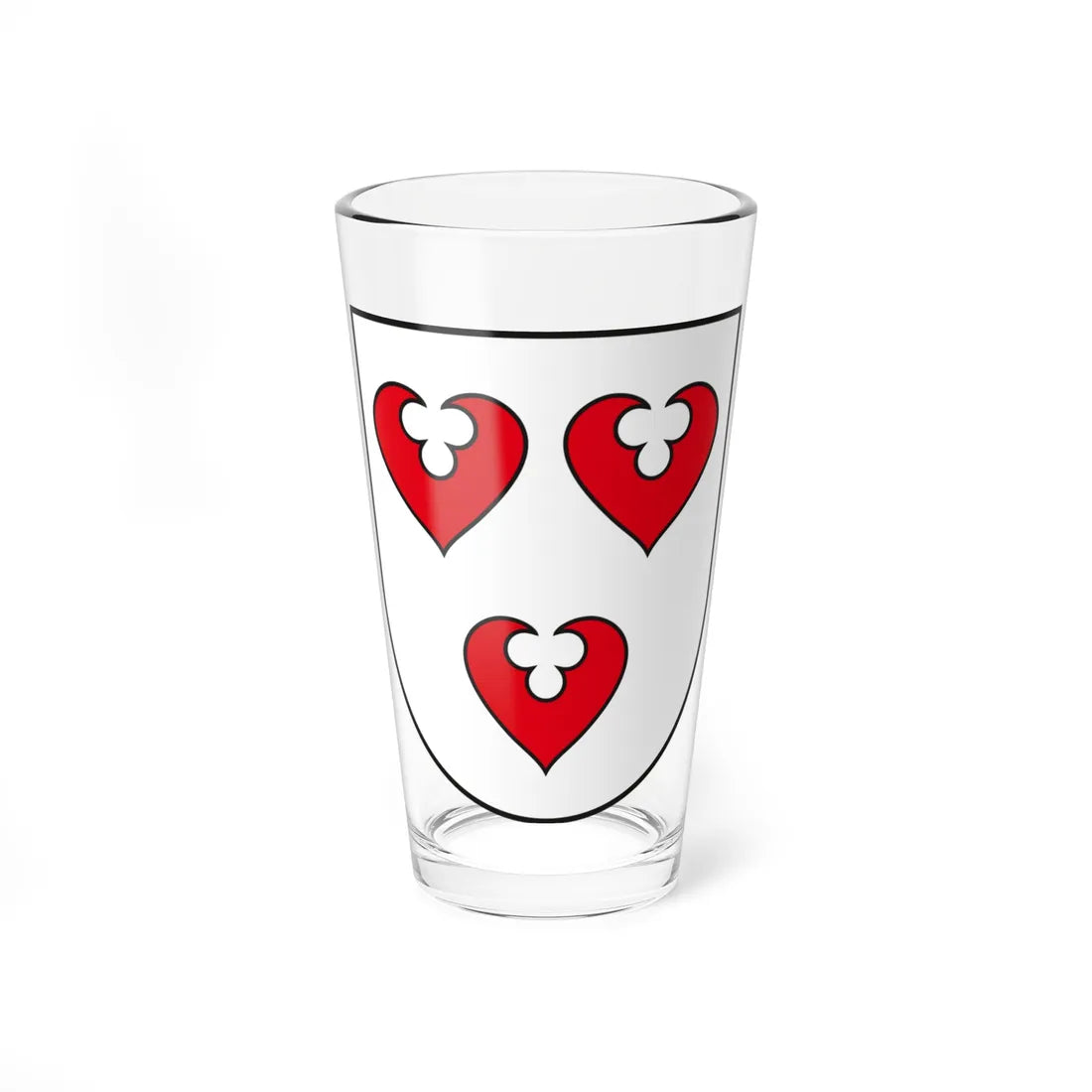 DE-ST 15-0-82-340 Brehna COA (Denmark) (Coat of Arms) Pint Glass 16oz 16oz - Go Mug Yourself