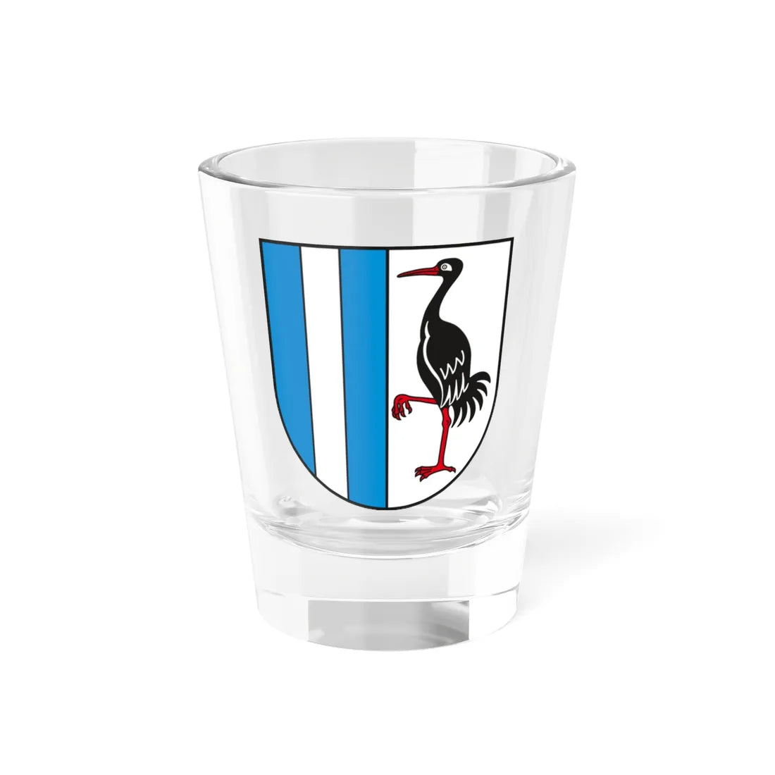 DE-ST 15-0-86 Landkreis Jerichower Land COA (Germany) (Coat of Arms) Shot Glass 1.5oz 1.5oz - Go Mug Yourself