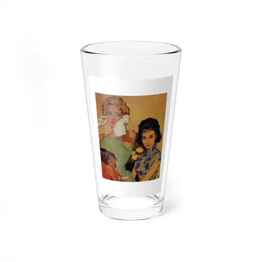 De verborgen bloem by Pearl Buck, Margriet pocket serie 1964 - Pint Glass 16oz 16oz - Go Mug Yourself