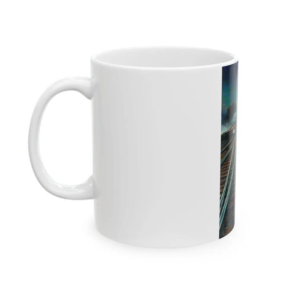 Entering the Station - White Coffee Mug-Go Mug Yourself