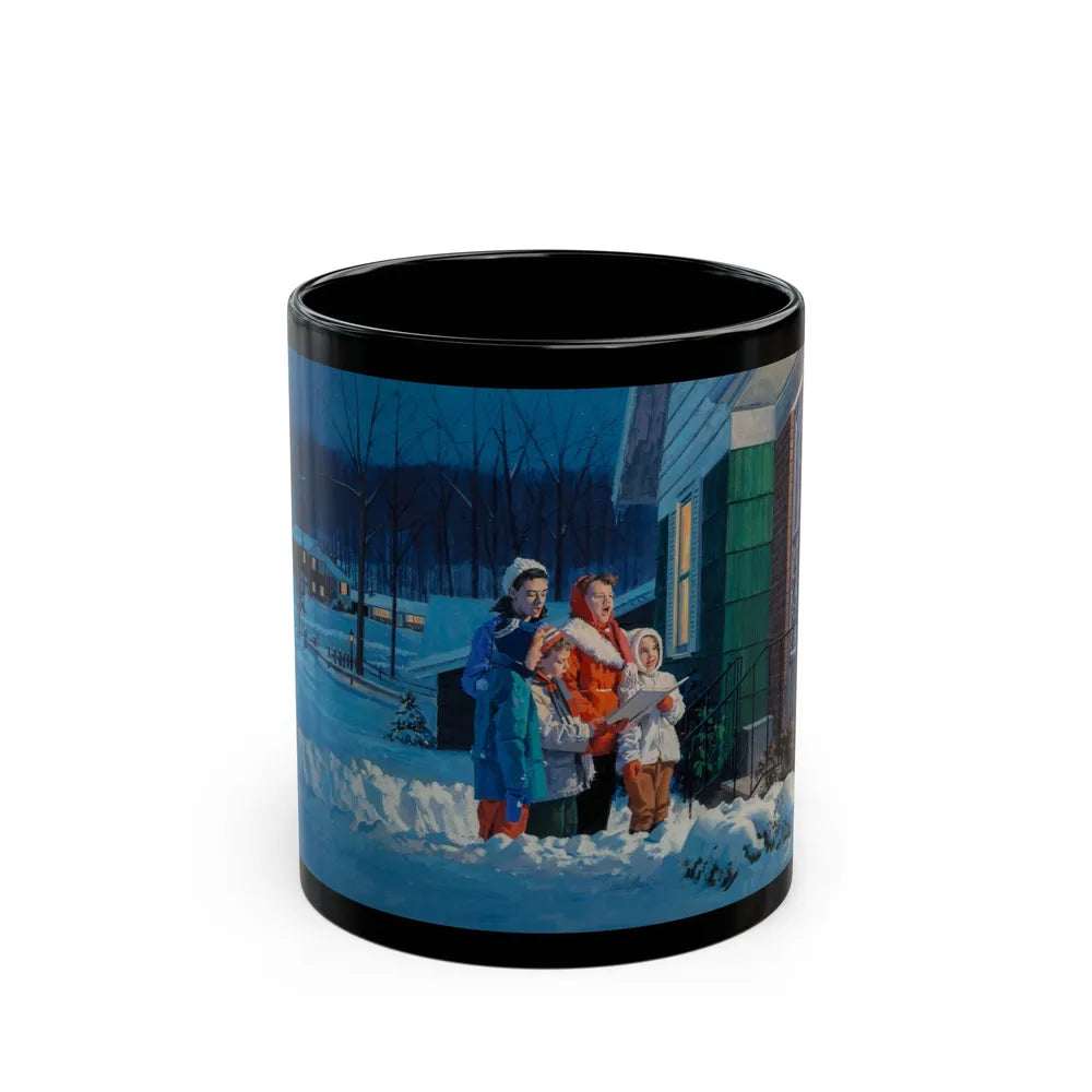 Carolers - Black Coffee Mug-11oz-Go Mug Yourself