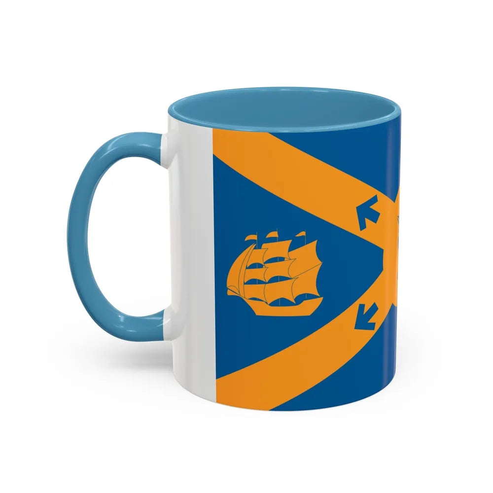 Flag of Halifax Canada - Accent Coffee Mug-Go Mug Yourself