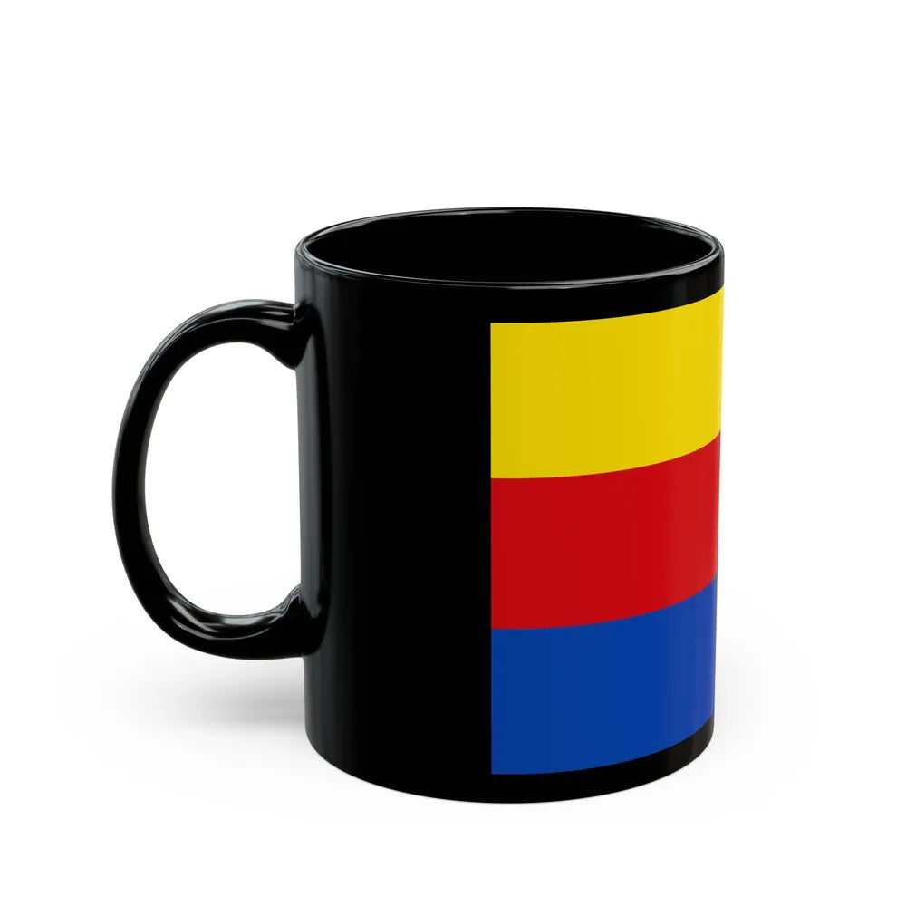 Flag of North Holland Netherlands - Black Coffee Mug-Go Mug Yourself