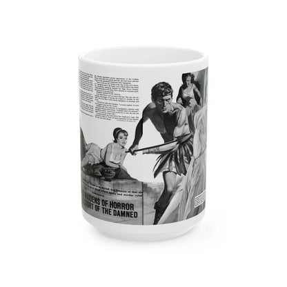 Hand Maidens of Horror in the Court of the Damned, World of Men - White Coffee Mug-15oz-Go Mug Yourself