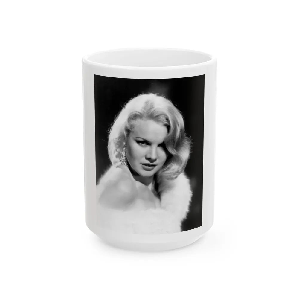 Carroll Baker #60 (Vintage Female Icon) White Coffee Mug-15oz-Go Mug Yourself