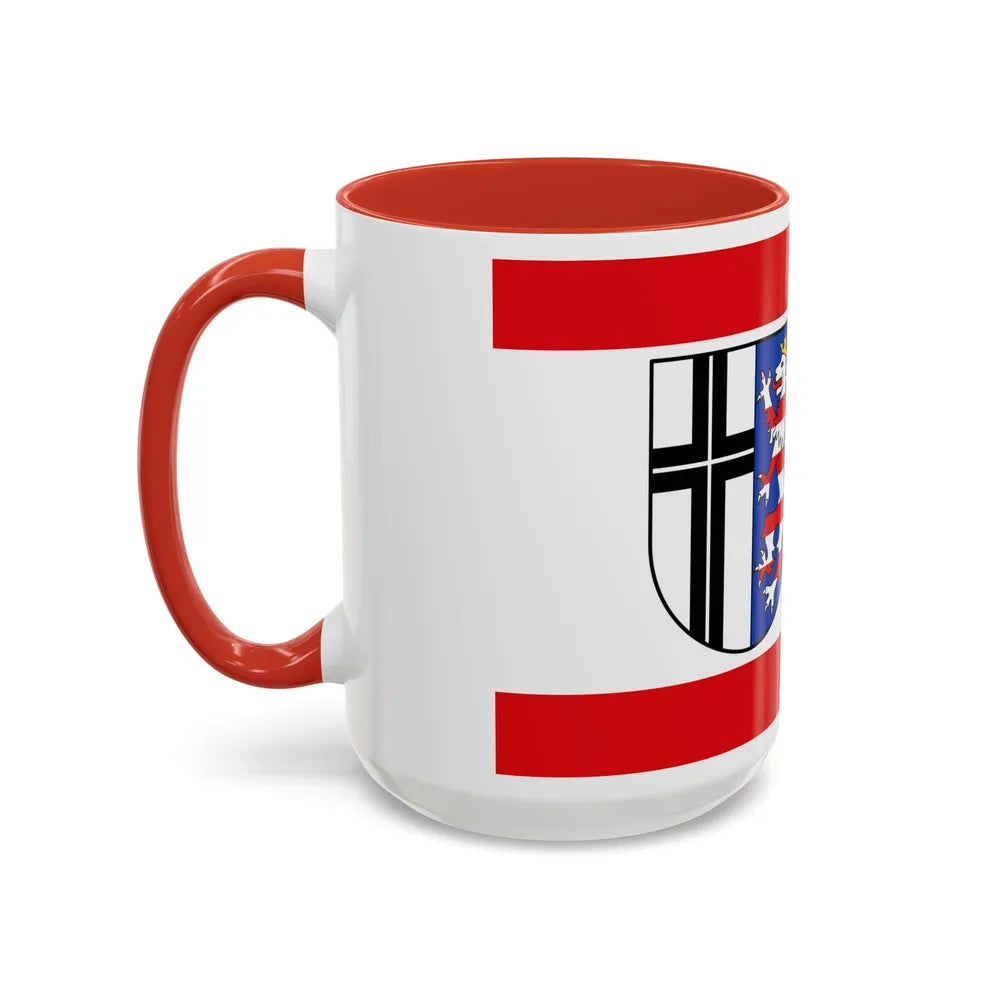 Flag of Fulda Germany - Accent Coffee Mug-Go Mug Yourself