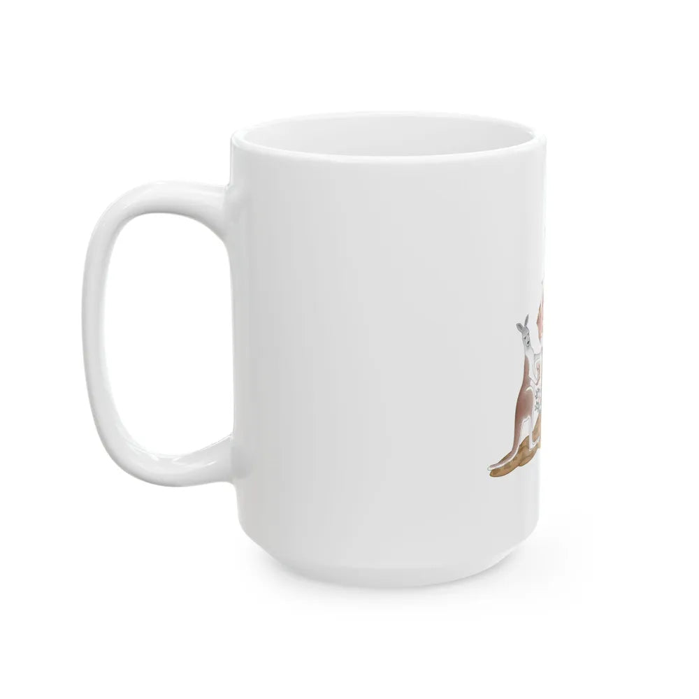 Coat of arms of the Northern Territory - White Coffee Mug-Go Mug Yourself