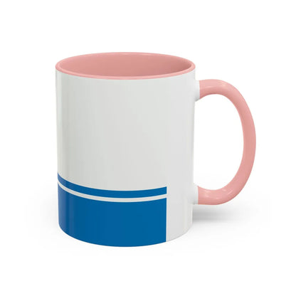 Flag of Gdynia Poland - Accent Coffee Mug-Go Mug Yourself