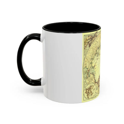 North Pole (1907) (Map) Accent Coffee Mug-Go Mug Yourself