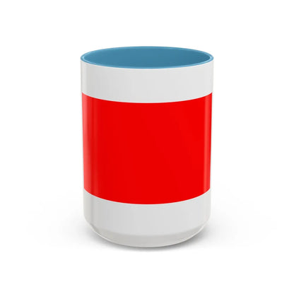 Flag of Hamrun Malta - Accent Coffee Mug-15oz-Light Blue-Go Mug Yourself