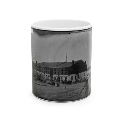 Richmond, Va. Front And Side View Of Libby Prison (U.S. Civil War) White Coffee Mug-11oz-Go Mug Yourself