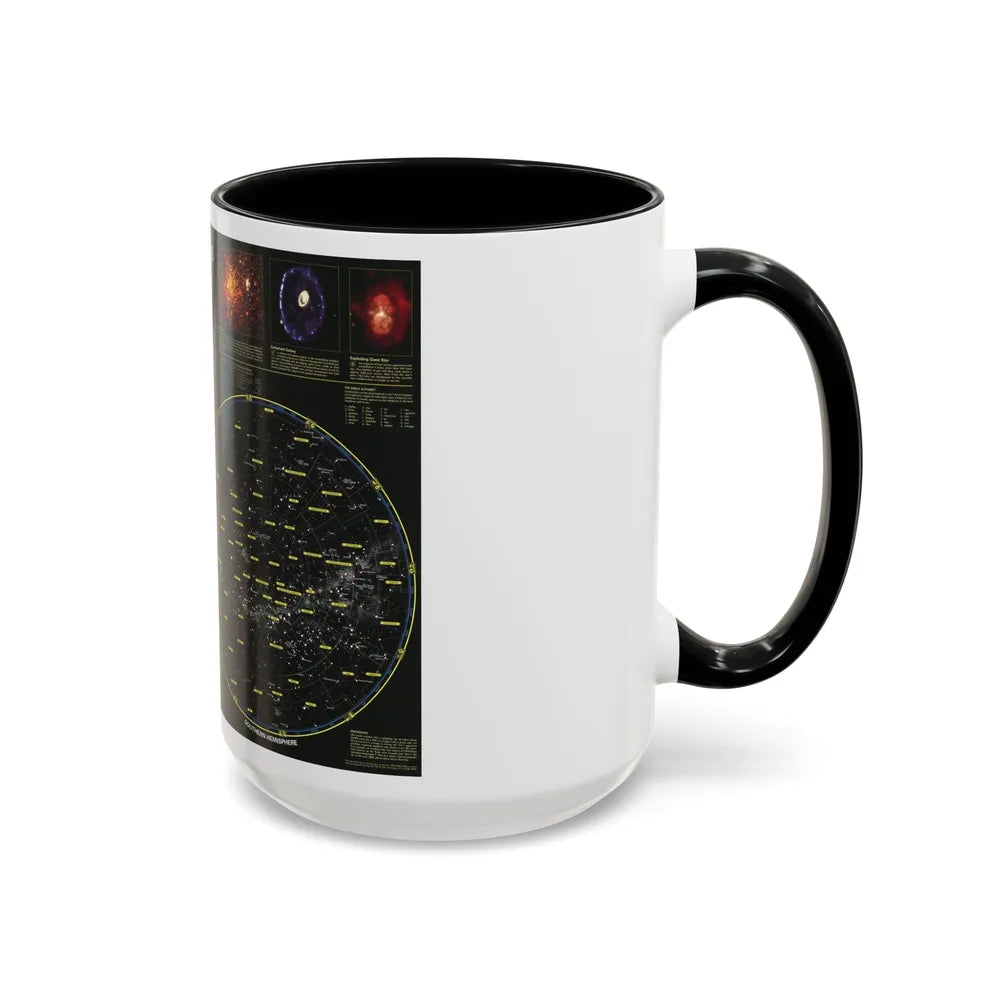 Heavens, The (1995) (Map) Accent Coffee Mug-Go Mug Yourself