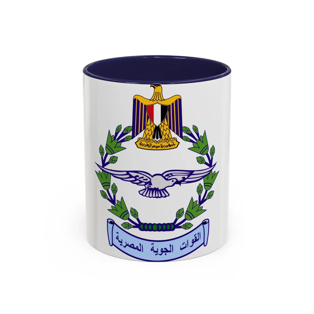 Egyptian Air Force - Accent Coffee Mug-11oz-Navy-Go Mug Yourself