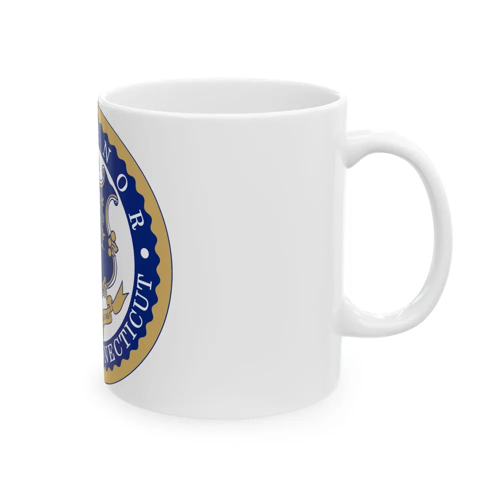 Governor of Connecticut - White Coffee Mug-Go Mug Yourself