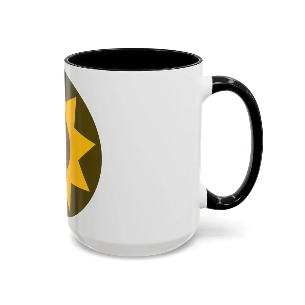 Pacific Coastal Frontier (U.S. Army) Accent Coffee Mug-Go Mug Yourself