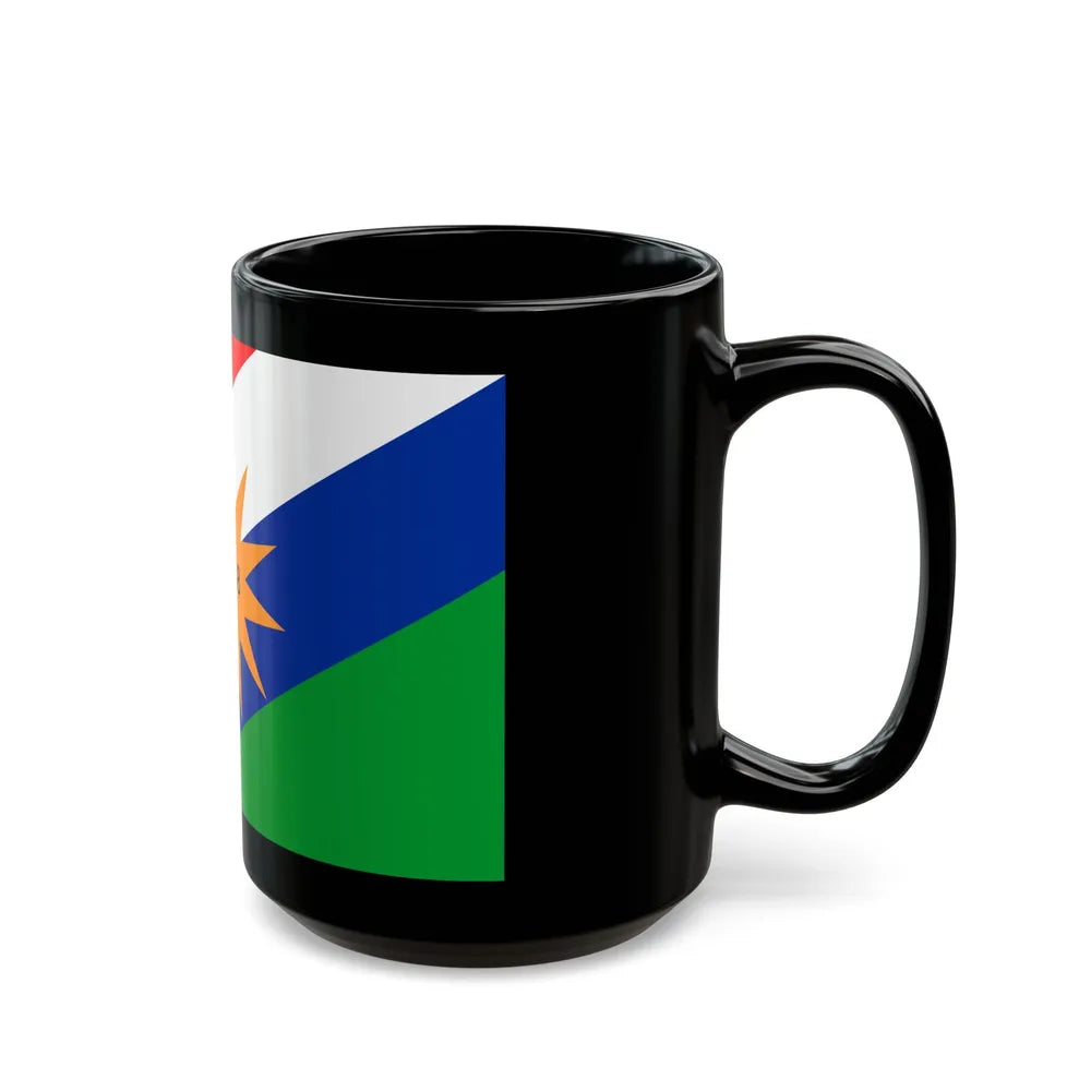 Flag of the Puntarenas Province Costa Rica - Black Coffee Mug-Go Mug Yourself