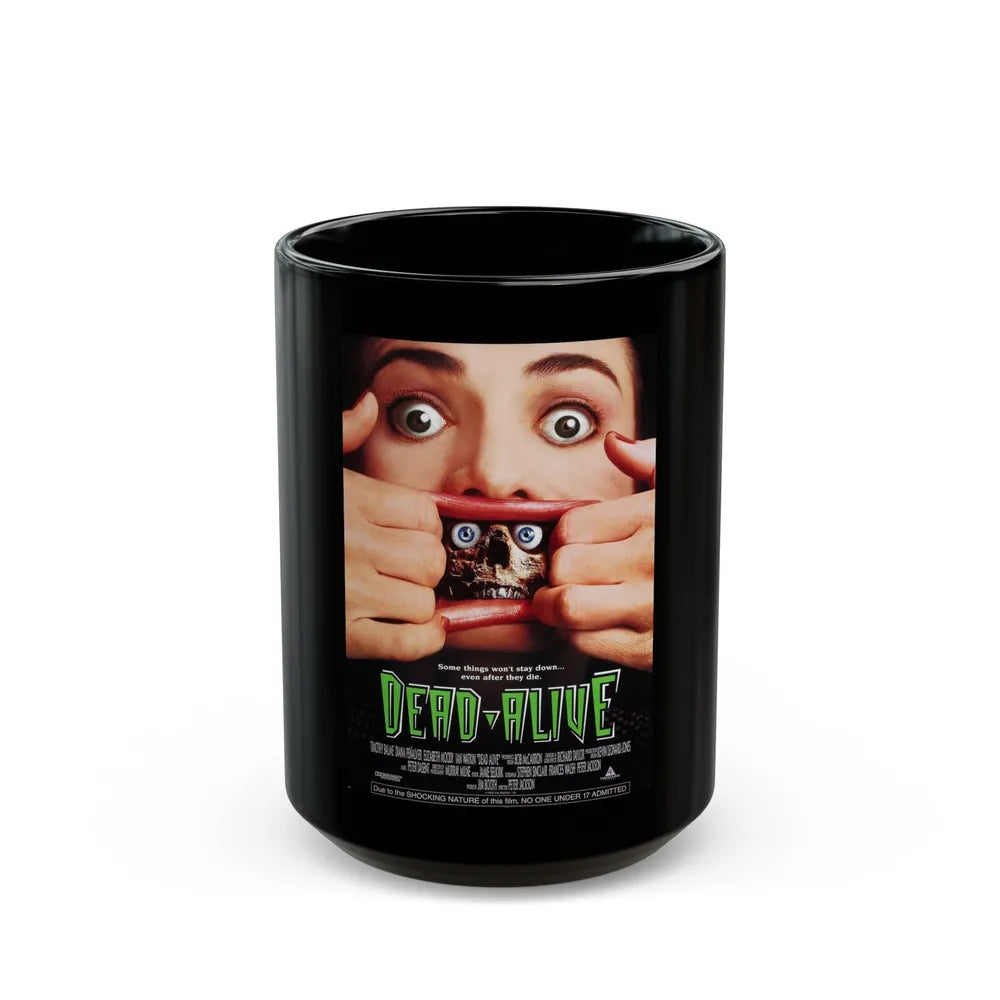 DEAD-ALIVE (BRAINDEAD) 1992 Movie Poster - Black Coffee Mug-15oz-Go Mug Yourself