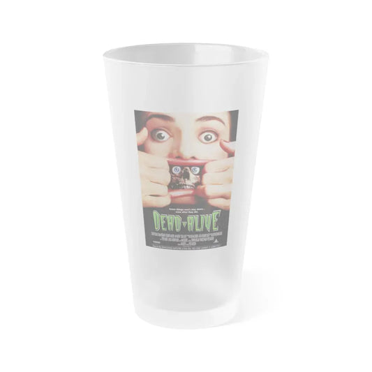 DEAD-ALIVE (BRAINDEAD) 1992 Movie Poster - Frosted Pint Glass 16oz Default Title - Go Mug Yourself