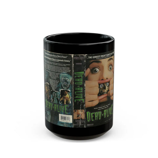 DEAD ALIVE (VHS COVER) - Black Coffee Mug-15oz-Go Mug Yourself