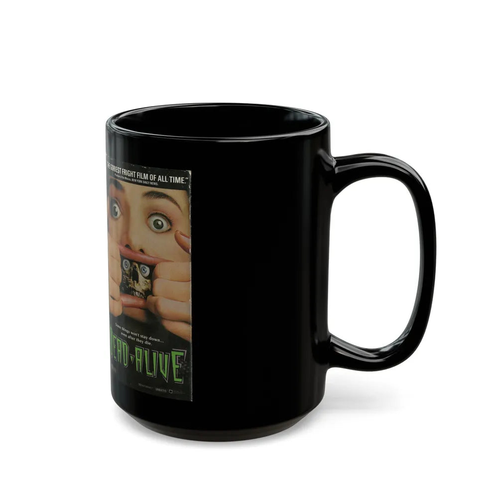 DEAD ALIVE (VHS COVER) - Black Coffee Mug-Go Mug Yourself