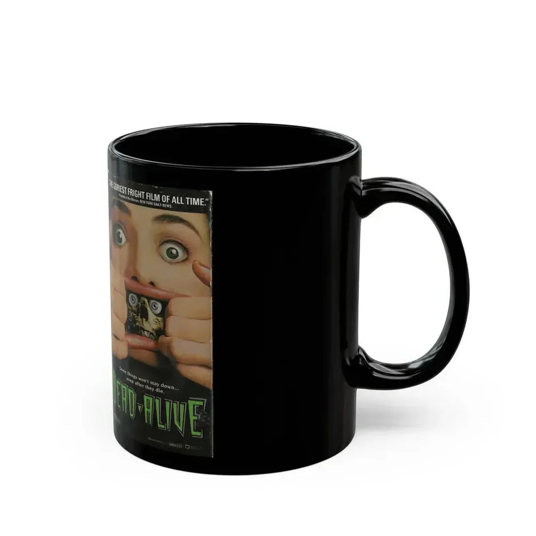DEAD ALIVE (VHS COVER) - Black Coffee Mug - Go Mug Yourself