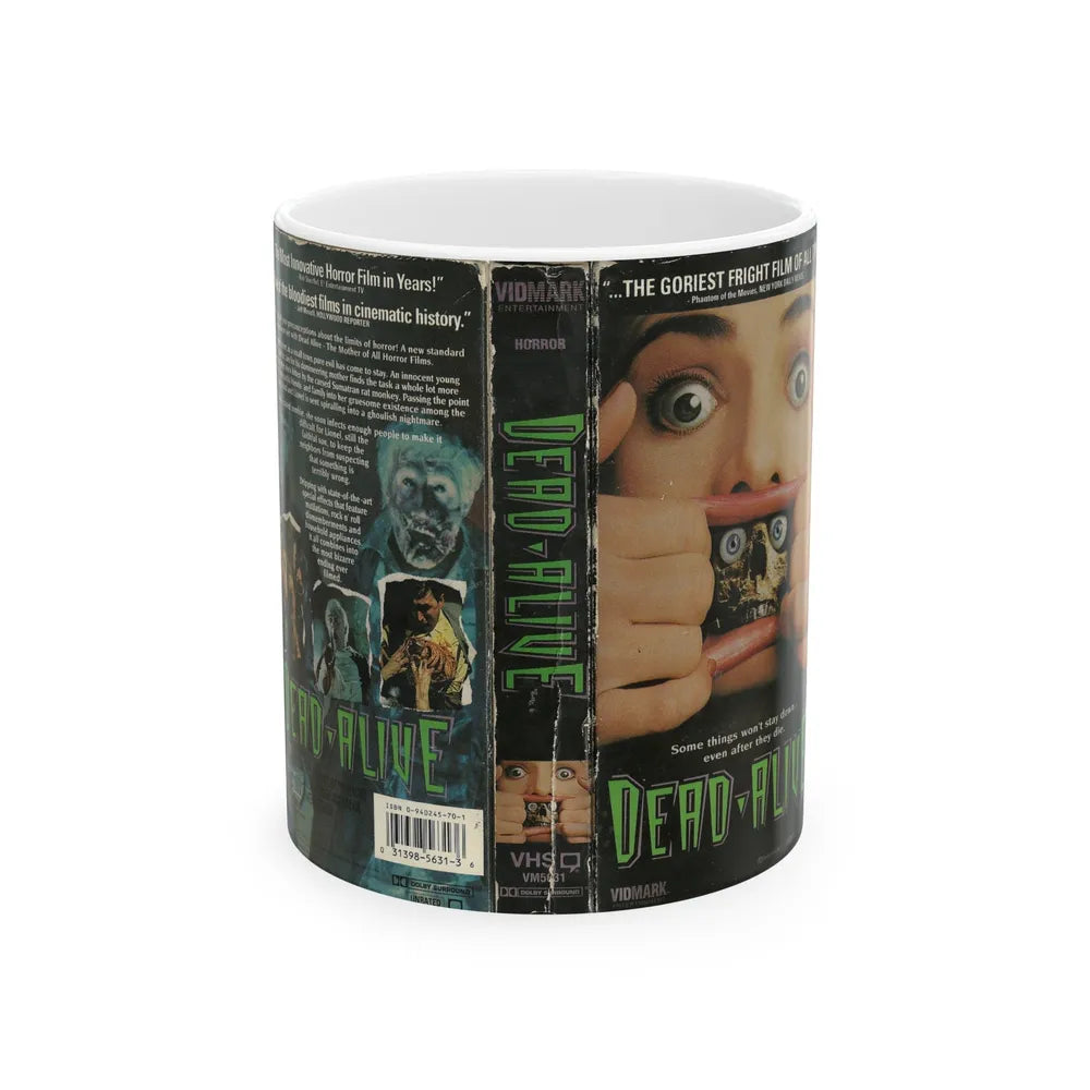 DEAD ALIVE (VHS COVER) - White Coffee Mug-11oz-Go Mug Yourself