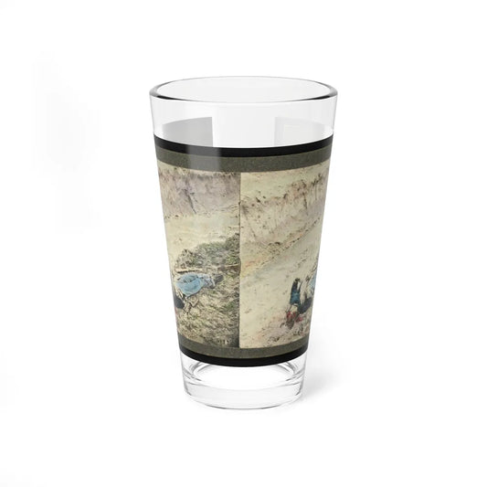 Dead Confederate Soldier In The Trenches Of Fort Mahone, Petersburg, Virginia 001 (U.S. Civil War) Pint Glass 16oz-16oz-Go Mug Yourself