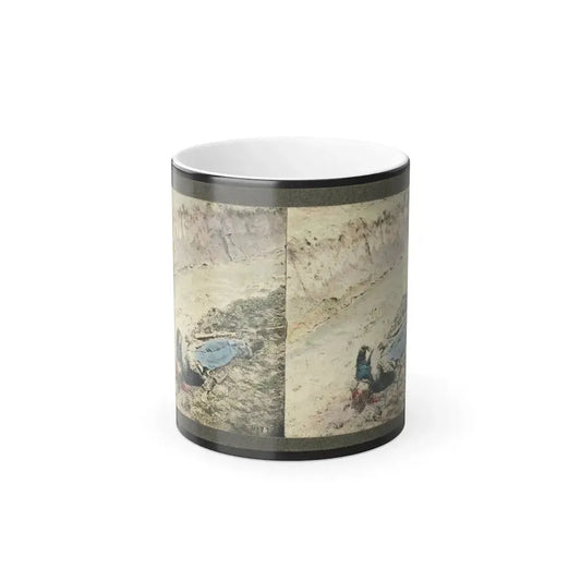 Dead Confederate Soldier in the Trenches of Fort Mahone, Petersburg, Virginia 001 (U.S. Civil War) Color Changing Coffee Mug 11oz Default Title 11oz - Go Mug Yourself