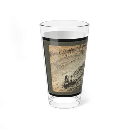 Dead Confederate Soldier In The Trenches Of Fort Mahone, Petersburg, Virginia (U.S. Civil War) Pint Glass 16oz-Go Mug Yourself