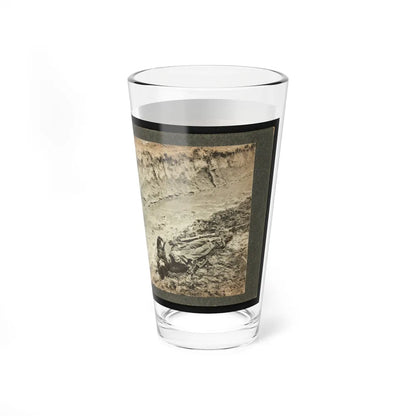 Dead Confederate Soldier In The Trenches Of Fort Mahone, Petersburg, Virginia (U.S. Civil War) Pint Glass 16oz-Go Mug Yourself