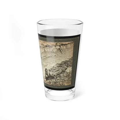 Dead Confederate Soldier In The Trenches Of Fort Mahone, Petersburg, Virginia (U.S. Civil War) Pint Glass 16oz - Go Mug Yourself
