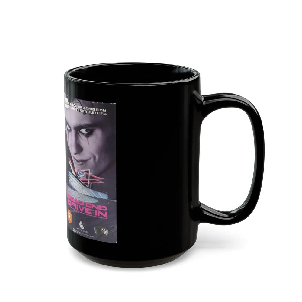 DEAD END DRIVE IN (VHS COVER) - Black Coffee Mug-Go Mug Yourself