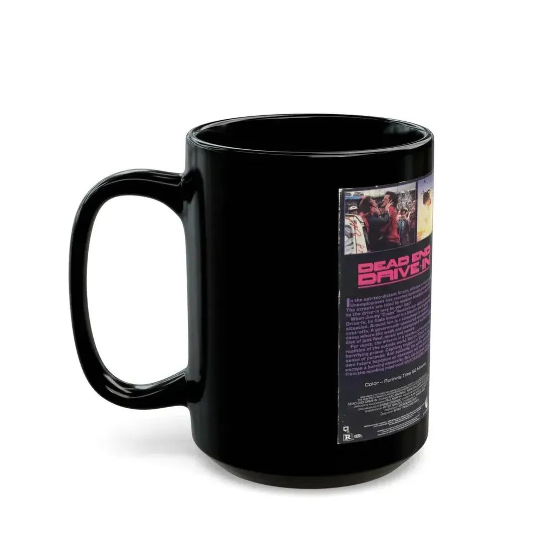 DEAD END DRIVE IN (VHS COVER) - Black Coffee Mug - Go Mug Yourself