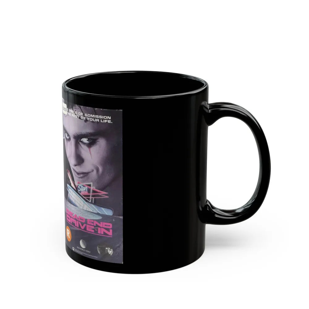 DEAD END DRIVE IN (VHS COVER) - Black Coffee Mug-Go Mug Yourself