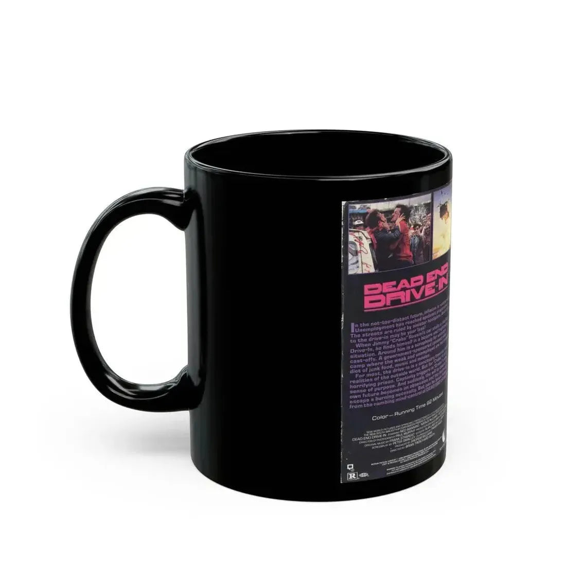 DEAD END DRIVE IN (VHS COVER) - Black Coffee Mug - Go Mug Yourself