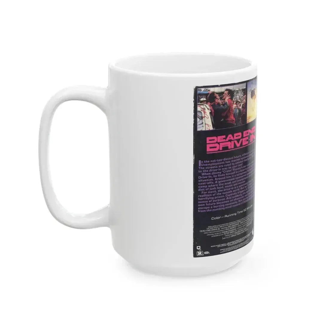 DEAD END DRIVE IN (VHS COVER) - White Coffee Mug - Go Mug Yourself