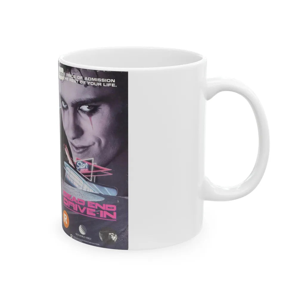 DEAD END DRIVE IN (VHS COVER) - White Coffee Mug-Go Mug Yourself