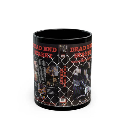 DEAD END STREET (VHS COVER) - Black Coffee Mug-11oz-Go Mug Yourself