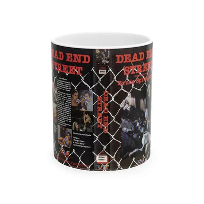 DEAD END STREET (VHS COVER) - White Coffee Mug 11oz - Go Mug Yourself