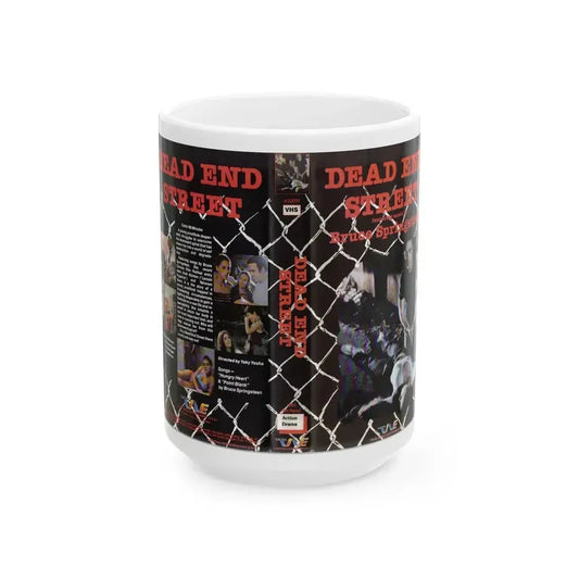 DEAD END STREET (VHS COVER) - White Coffee Mug 15oz - Go Mug Yourself